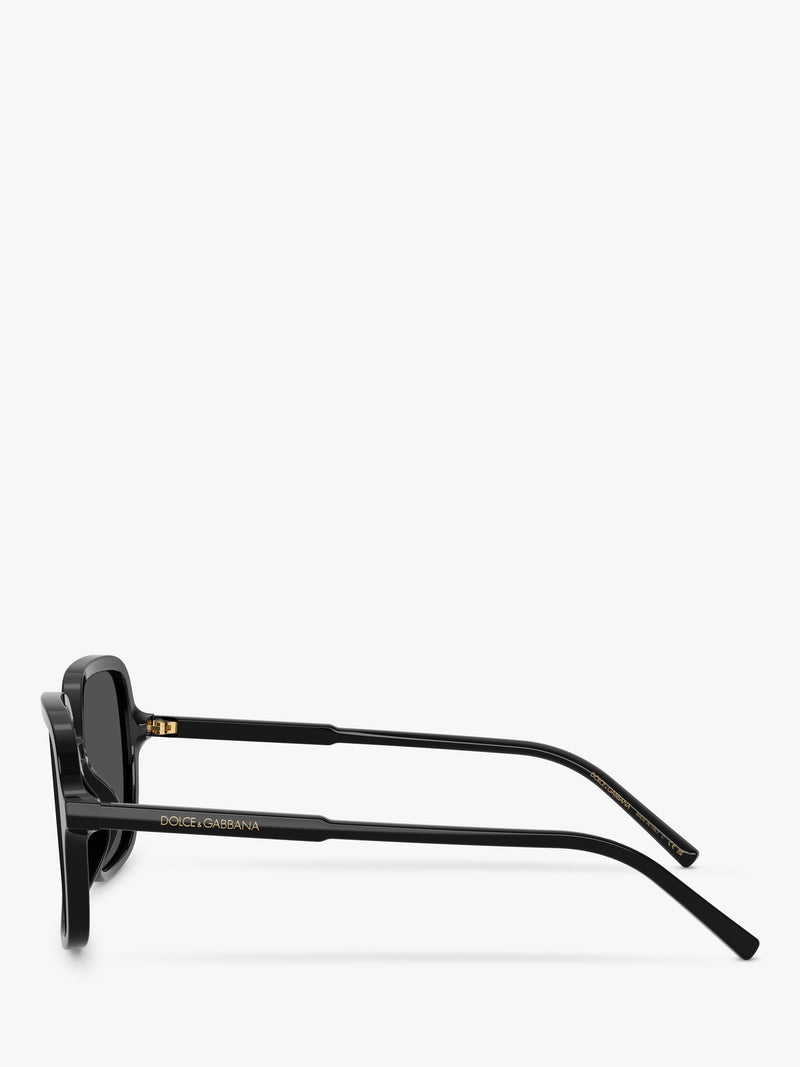 Dolce & Gabbana square black sunglasses 55mm lens, imported from the UK