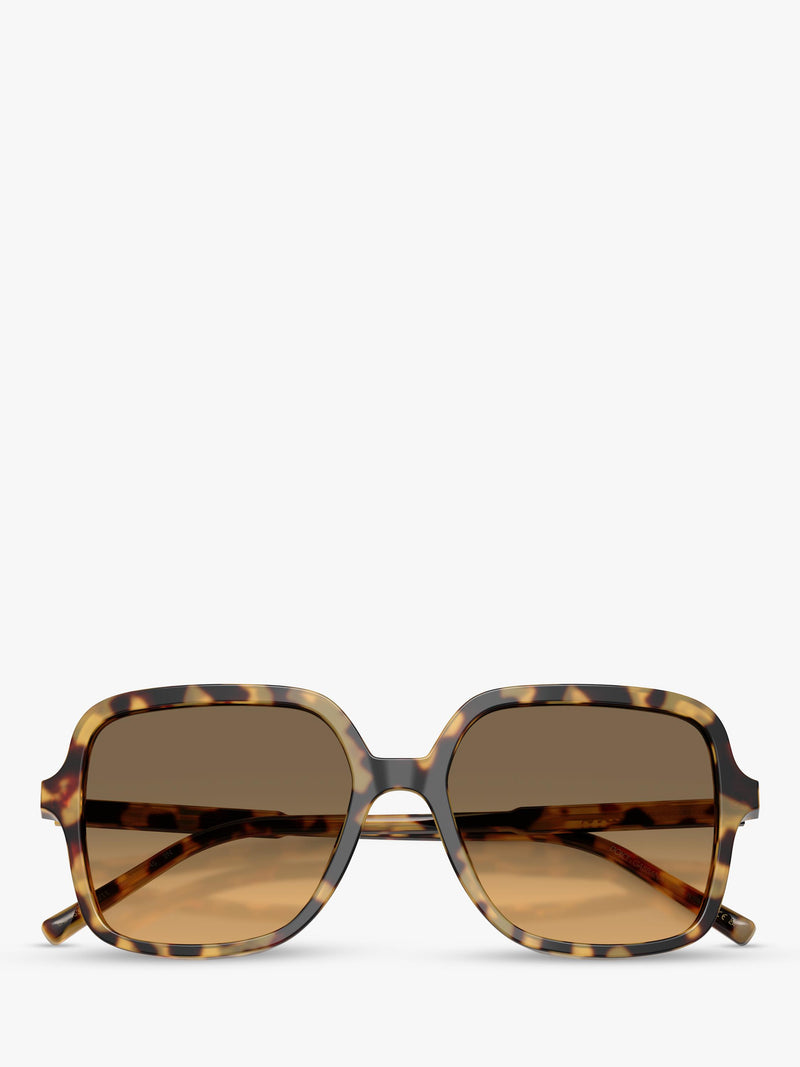 Dolce & Gabbana square sunglasses yellow Havana brown gradient, UK version
