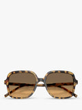 Dolce & Gabbana square sunglasses yellow Havana brown gradient, UK version