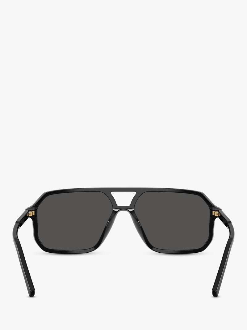 Dolce & Gabbana square sunglasses black polyamide (British brand)