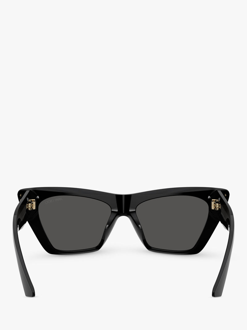 Jimmy Choo women's cat's eye sunglasses black frame, UK version