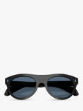 Moncler oval sunglasses black polyamide frame, imported from the UK