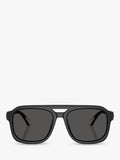 Moncler square sunglasses black frame polyamide, UK version