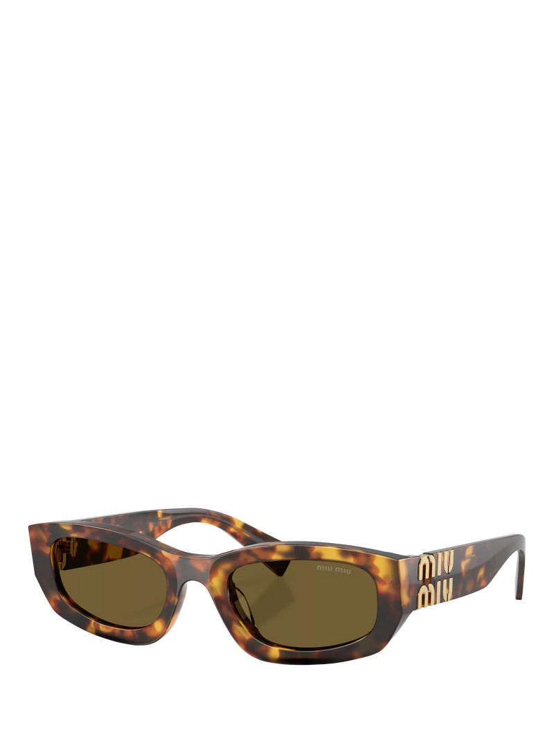 Miu Miu irregular sunglasses brown frame 53mm (British brand)