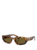 Miu Miu irregular sunglasses brown frame 53mm (British brand)