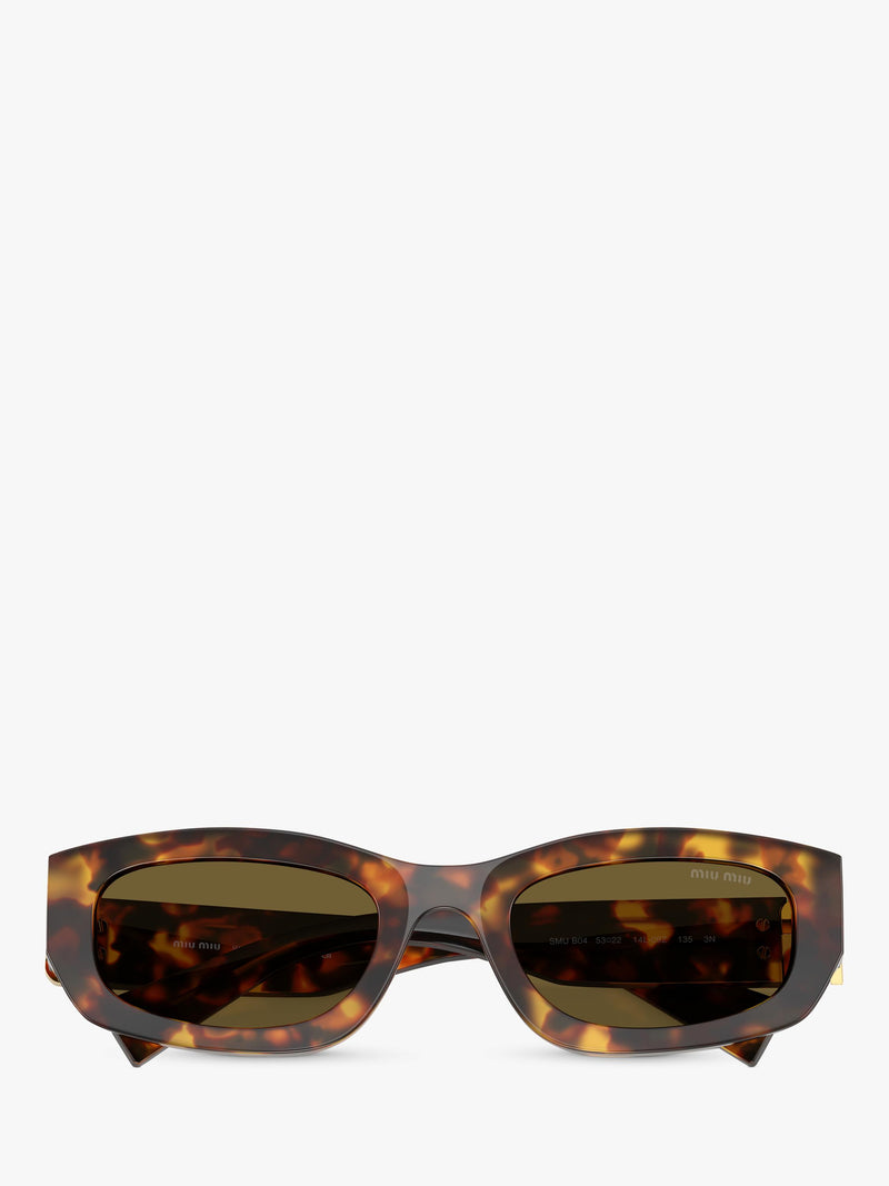 Miu Miu irregular sunglasses brown frame 53mm (British brand)