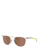 John Lewis Oakley OO9286 Unisex Polarised D-Frame Sunglasses Matte Clear/Brown- Buy online at McGrocer