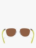 Oakley OO9286 polarised D-frame sunglasses matte clear/brown - British product