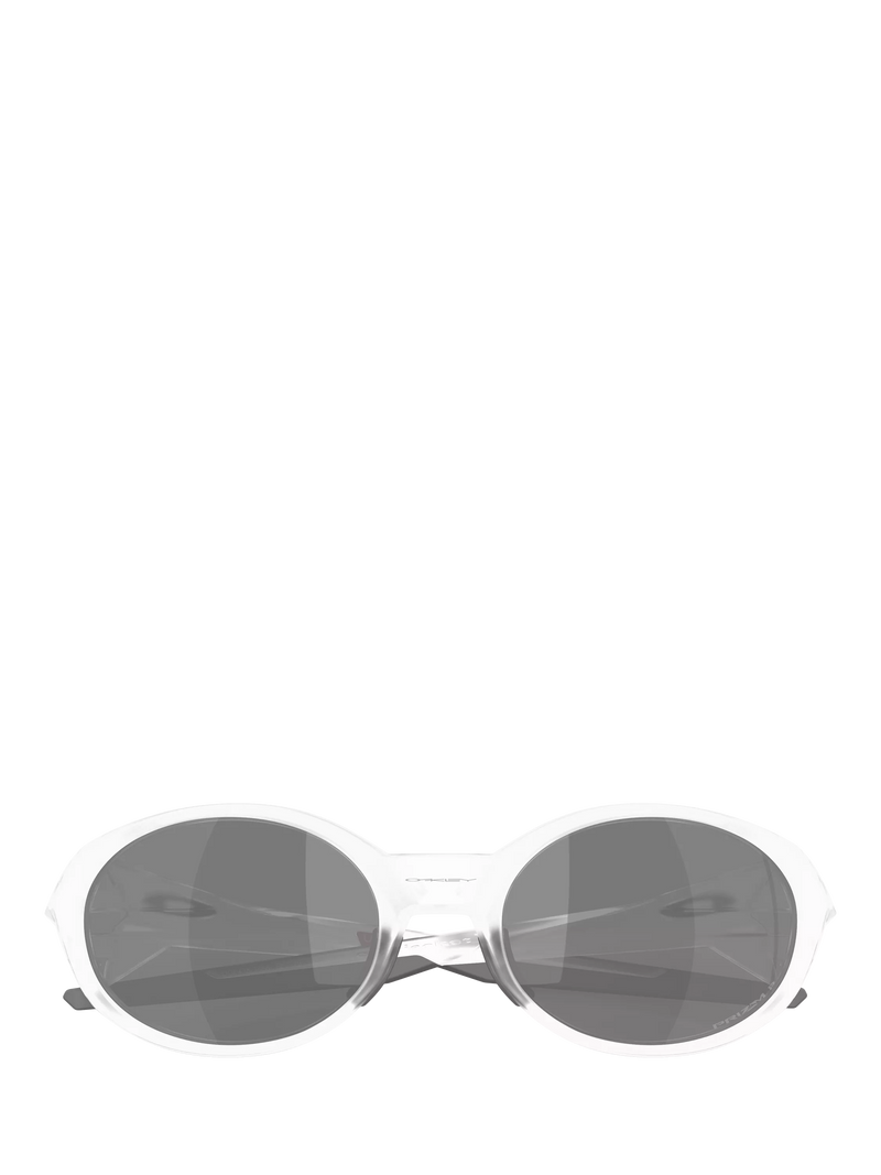 Oakley polarised oval sunglasses matte clear frame (British brand)