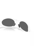 Oakley polarised oval sunglasses matte clear frame (British brand)
