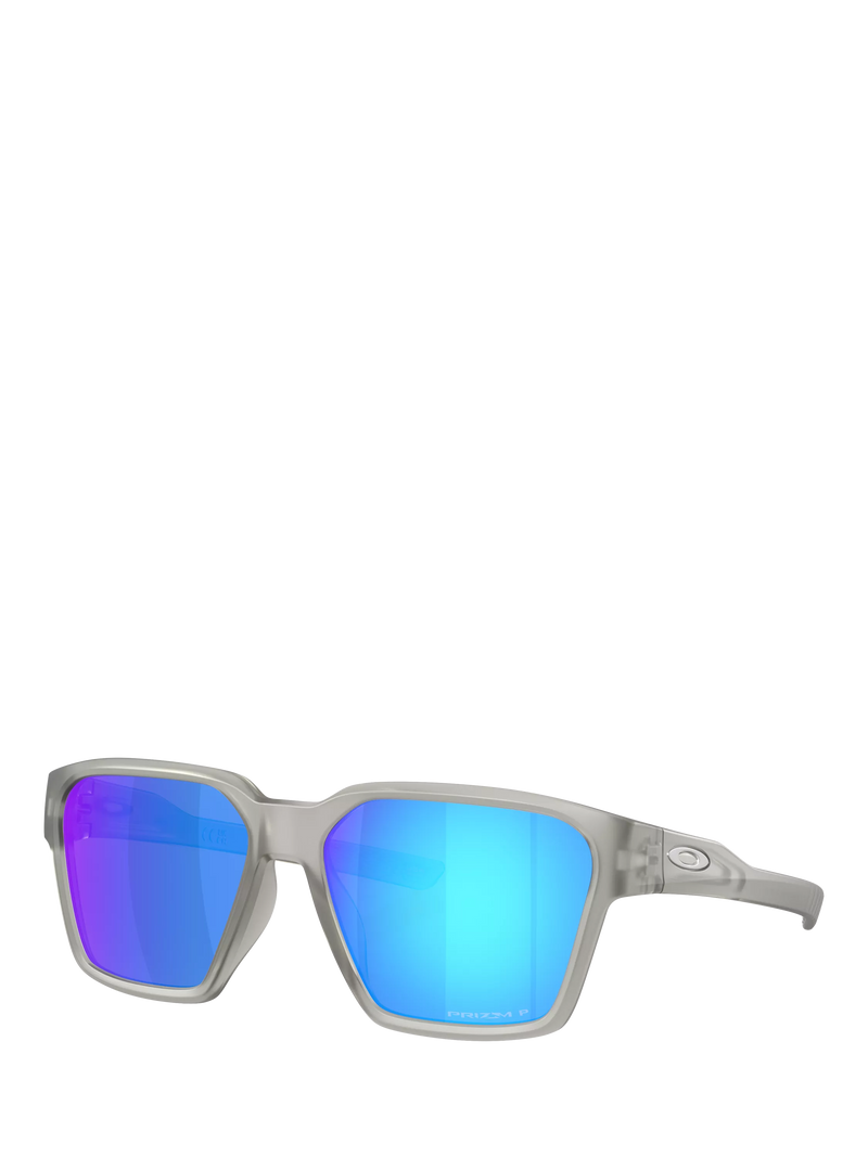 Oakley square polarized sunglasses with blue mirror (British brand)