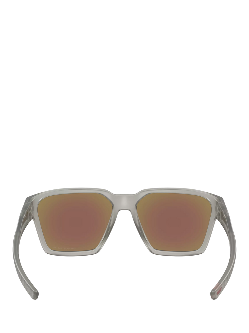 Oakley square polarized sunglasses with blue mirror (British brand)