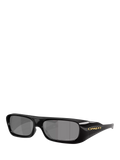 Oakley men's rectangular sunglasses black grey (British brand)