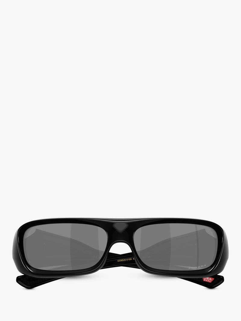 Oakley men's rectangular sunglasses black grey (British brand)