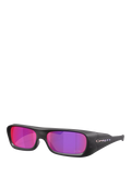 Oakley matte black rectangular sunglasses 59mm, imported from the UK