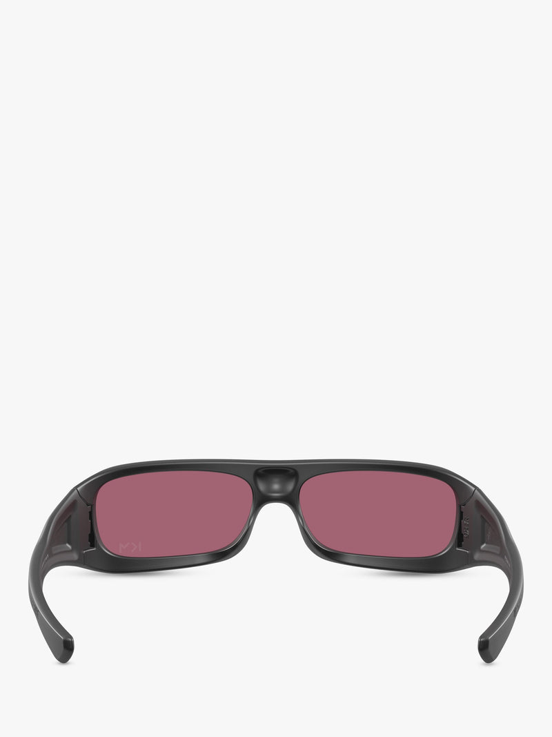 Oakley matte black rectangular sunglasses 59mm, imported from the UK