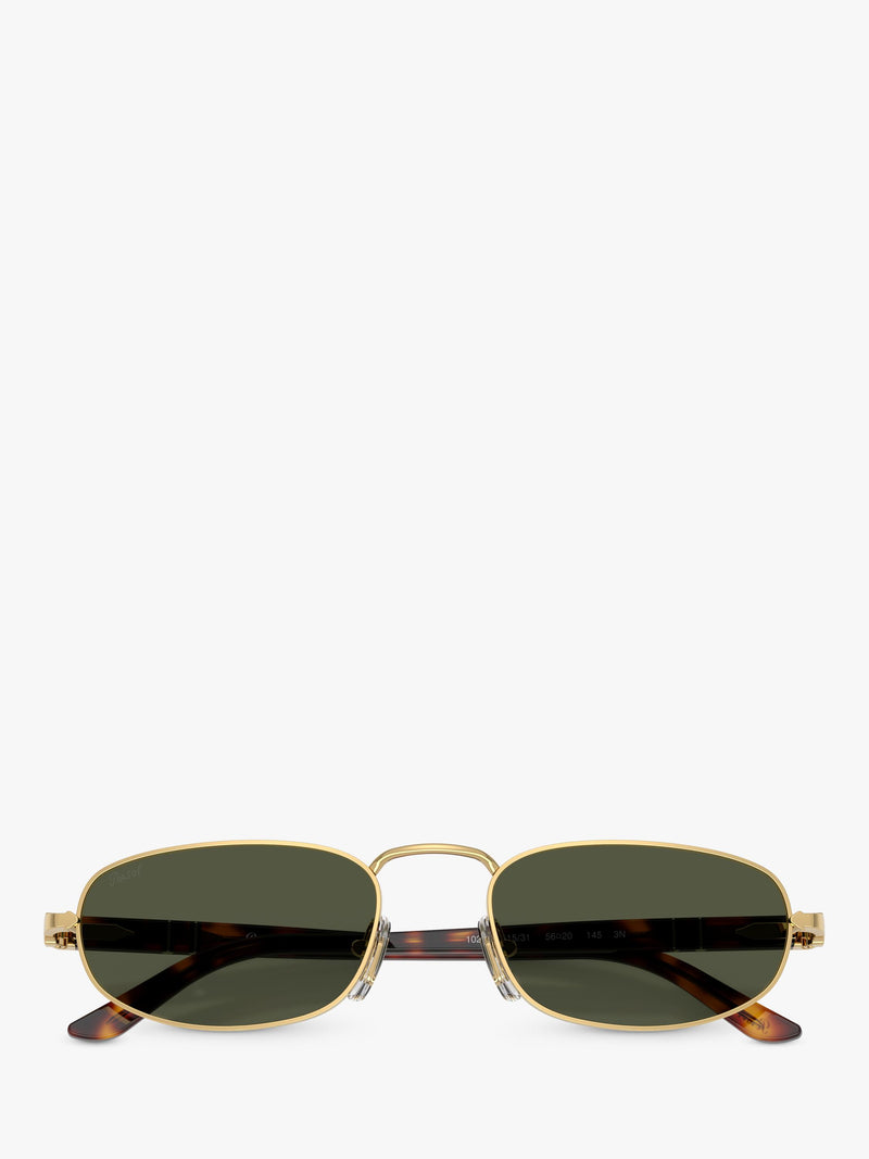 Persol PO1028S oval sunglasses gold/green (British brand)