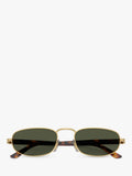 Persol PO1028S oval sunglasses gold/green (British brand)