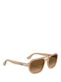 Persol PO3393S square sunglasses in brown acetate, UK version