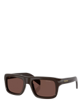 Prada PR D11S Unisex Rectangular Sunglasses 54mm