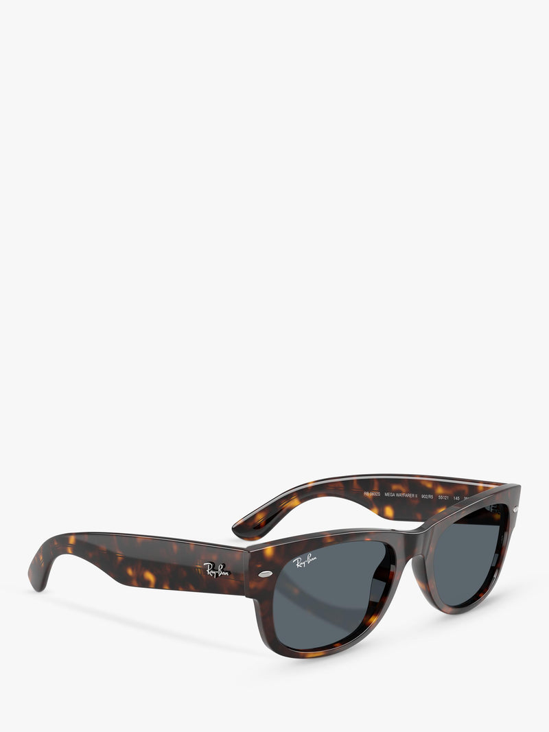 Ray-Ban D-frame sunglasses Havana blue (British brand)