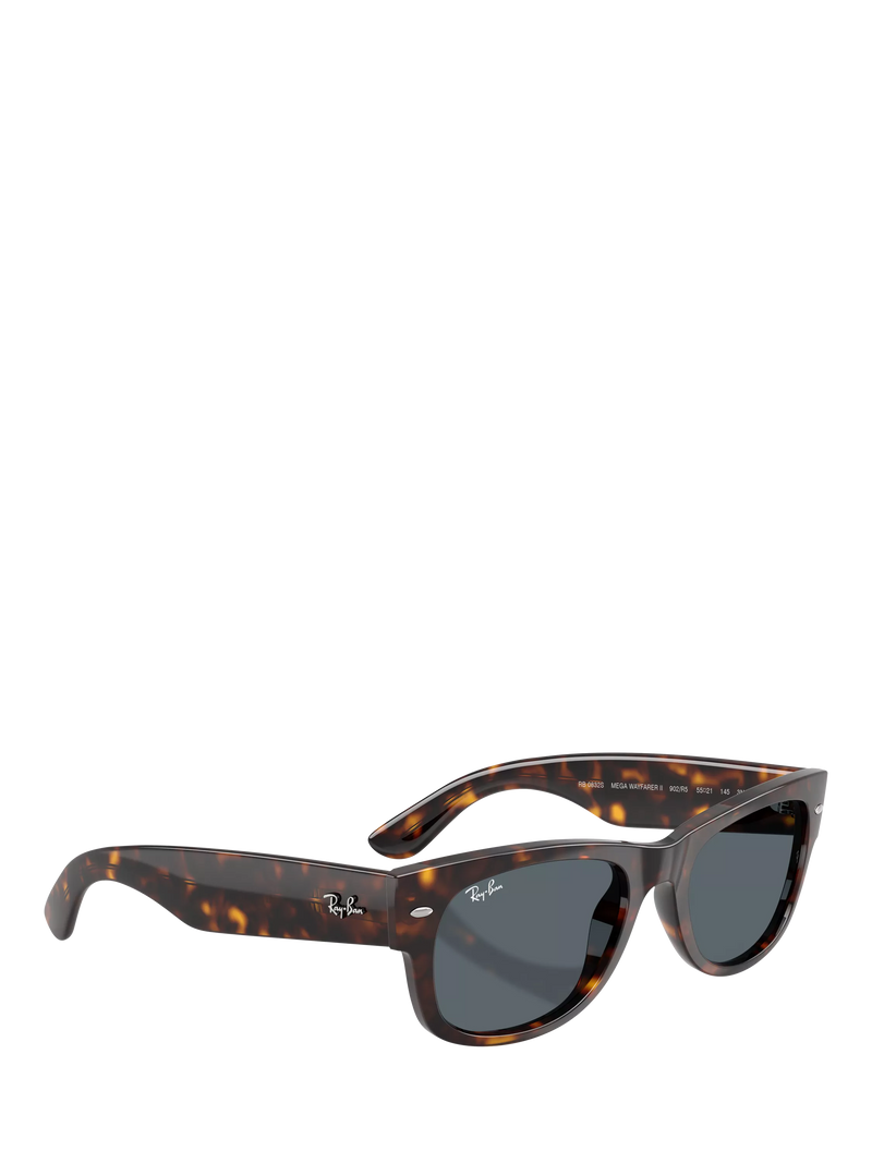 Ray-Ban D-frame sunglasses Havana blue (British brand)