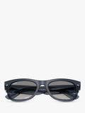 Ray-Ban D-Frame sunglasses transparent dark blue 55mm, imported from the UK