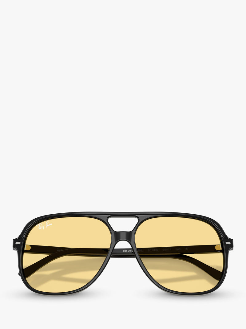 Ray-Ban RB2198 round sunglasses black frame, imported from the UK