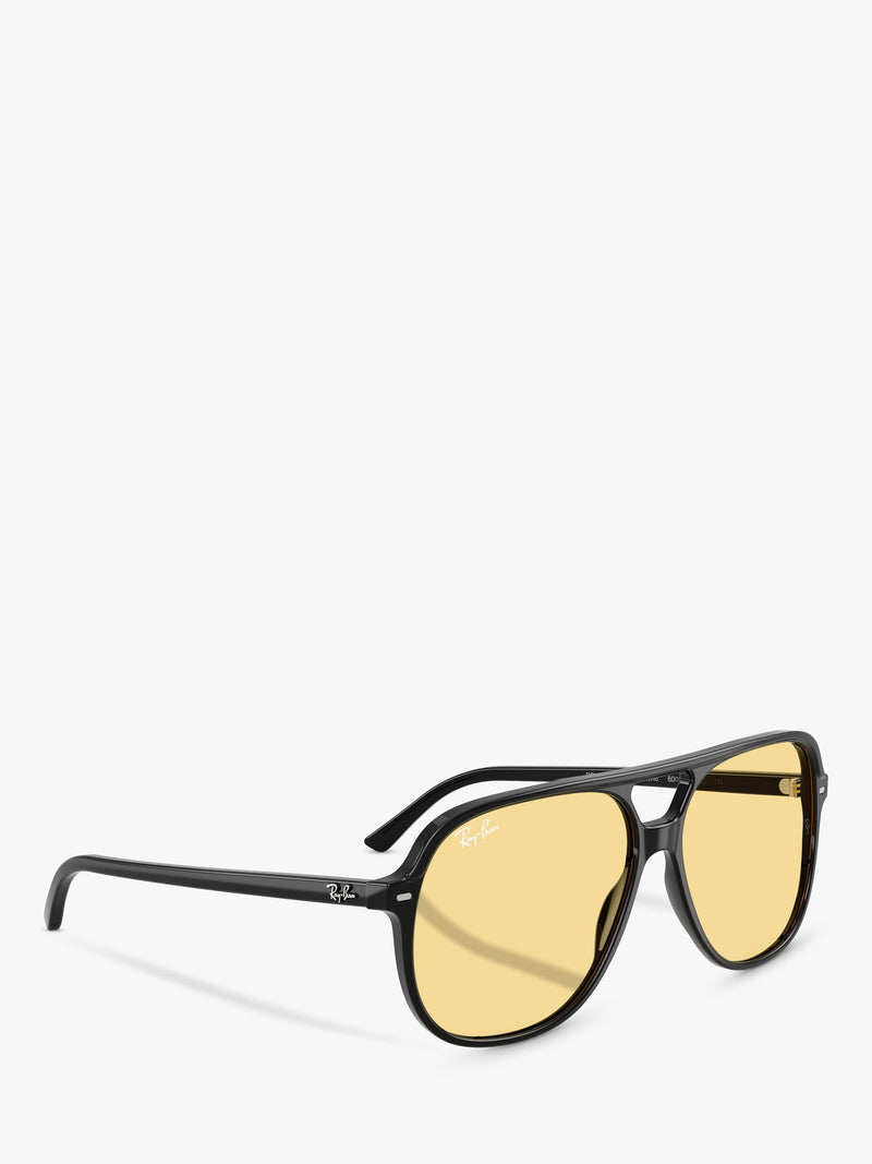 Ray-Ban RB2198 round sunglasses black frame, imported from the UK