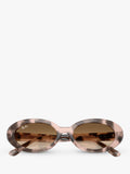 Ray-Ban women's oval sunglasses pink havana, UK version