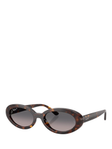 John Lewis Ray-Ban RB2223 Women's Oval Sunglasses Havana- Buy online at McGrocer