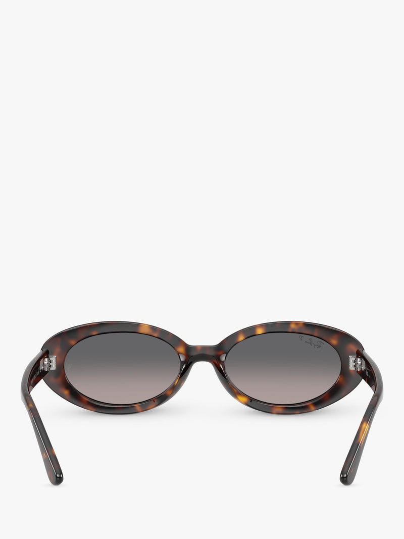 Ray-Ban RB2223 oval sunglasses Havana brown, imported from the UK