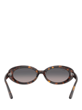 Ray-Ban RB2223 oval sunglasses Havana brown, imported from the UK