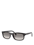 Ray-Ban rectangular sunglasses black with glass lenses (British brand)