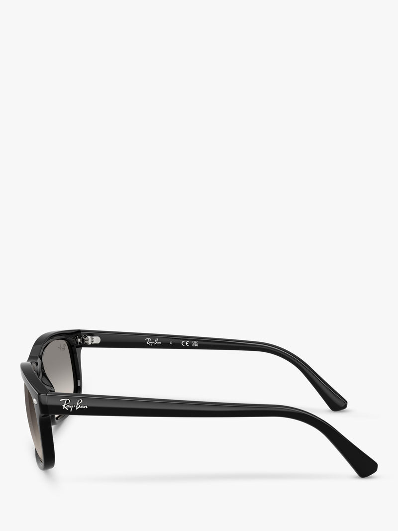 Ray-Ban rectangular sunglasses black with glass lenses (British brand)