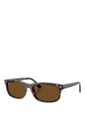 Ray-Ban RB2224 Havana rectangular sunglasses - British product