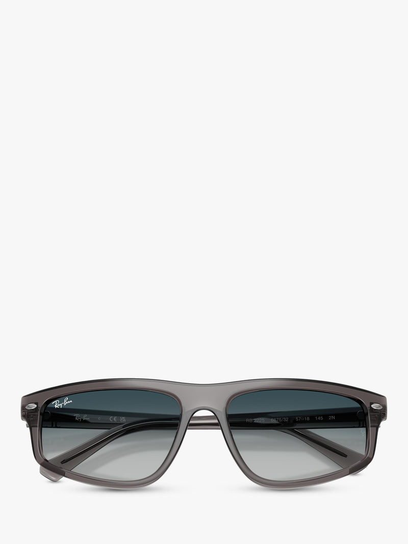 Ray-Ban RB2225 irregular gradient sunglasses grey frame, UK version