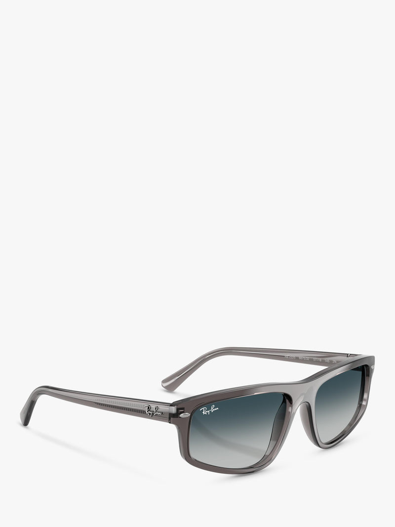 Ray-Ban RB2225 irregular gradient sunglasses grey frame, UK version