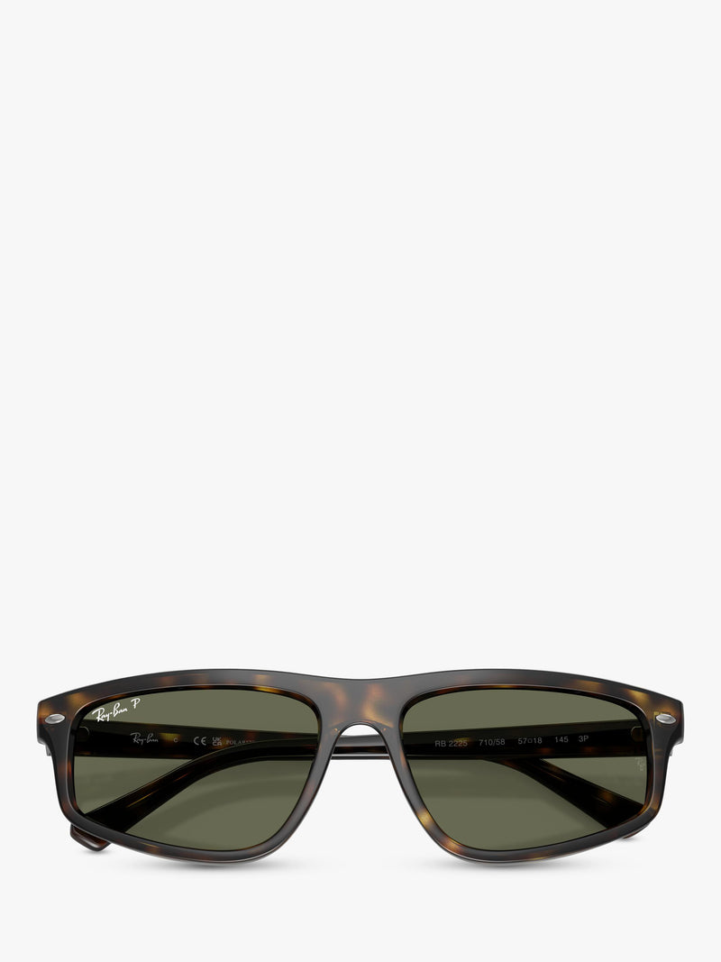 Ray-Ban RB2225 Havana irregular sunglasses (British brand)