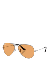 John Lewis Ray-Ban RB3025 Unisex D-Frame Sunglasses Gunmetal- Buy online at McGrocer
