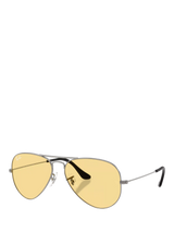 John Lewis Ray-Ban RB3025 Oval Sunglasses, Grey, 58mm- Buy online at McGrocer