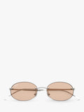 Ray-Ban RB3767 oval sunglasses silver, imported from the UK