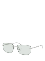 John Lewis Ray-Ban RB3768 Unisex Irregular Sunglasses Silver- Buy online at McGrocer