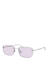 John Lewis Ray-Ban RB3768 Unisex Irregular Sunglasses Silver- Buy online at McGrocer