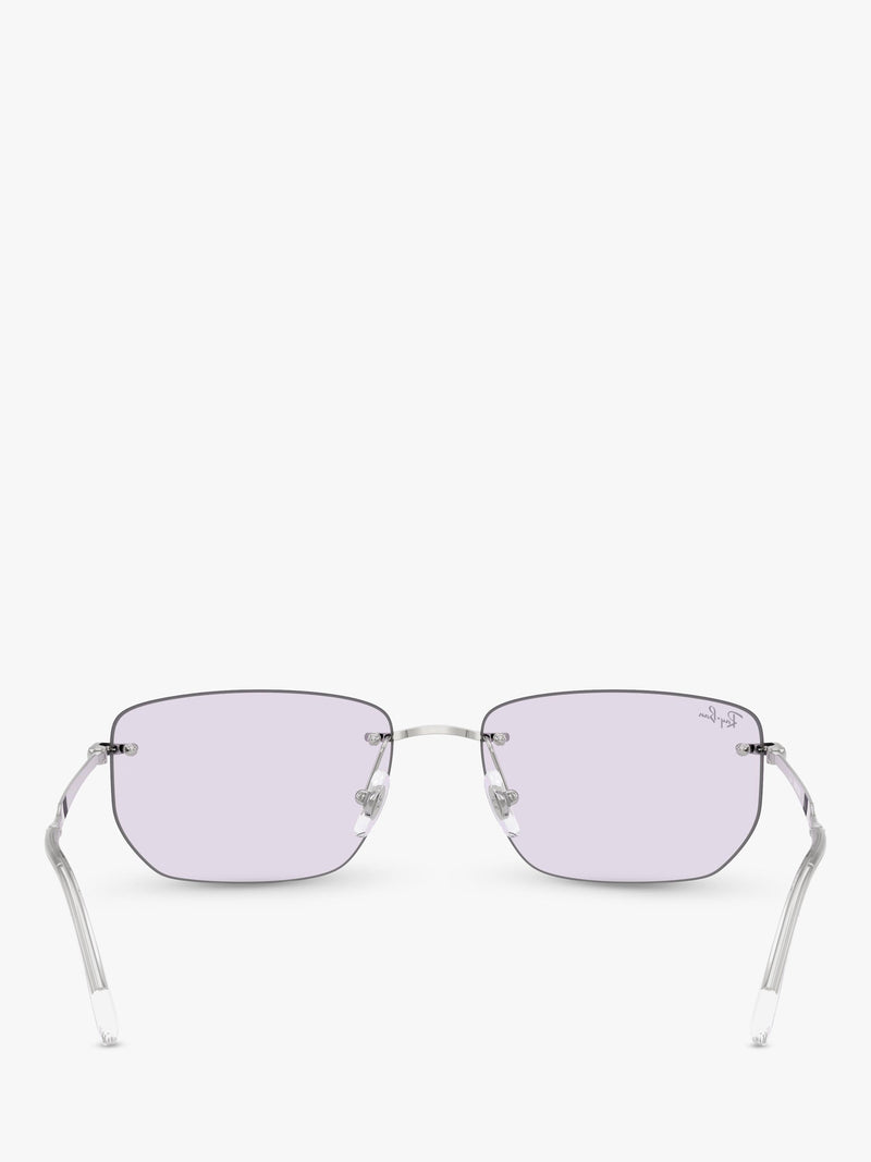 Ray-Ban irregular sunglasses silver - British product