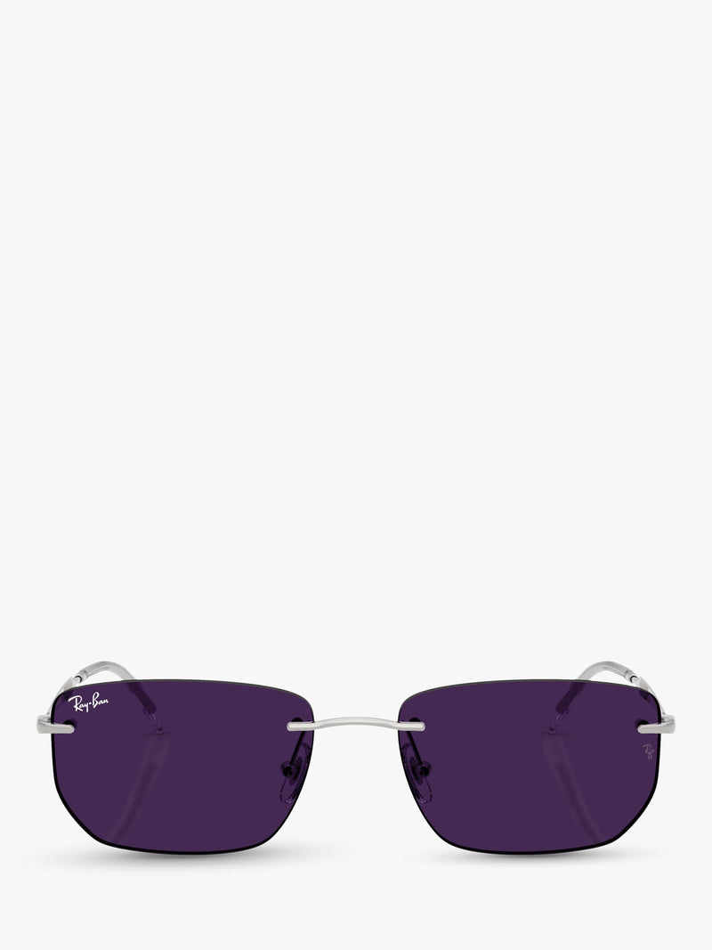 Ray-Ban irregular sunglasses silver - British product