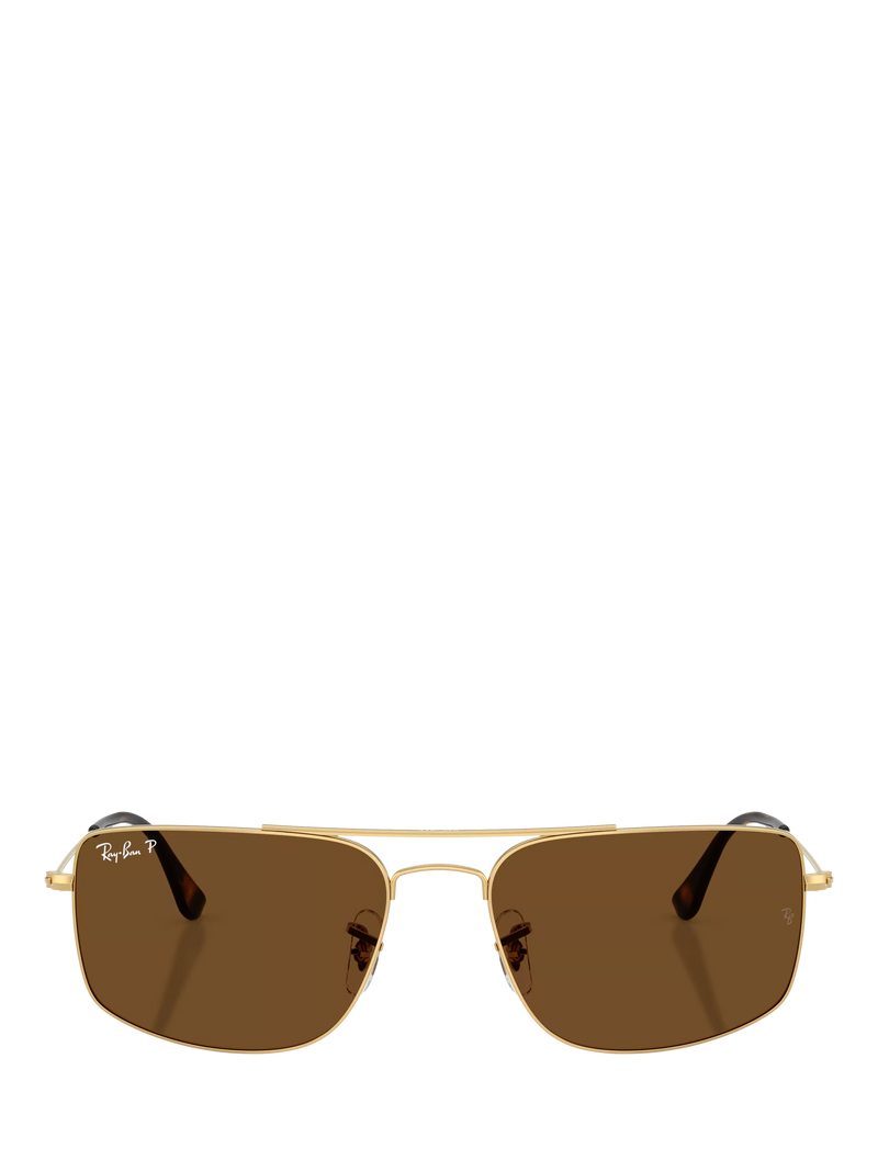 Ray-Ban square sunglasses Arista Gold RB3779, imported from the UK
