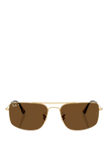 Ray-Ban square sunglasses Arista Gold RB3779, imported from the UK