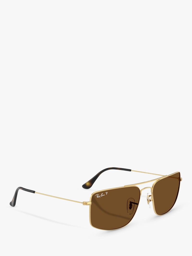 Ray-Ban square sunglasses Arista Gold RB3779, imported from the UK