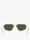 Ray-Ban RB3780 rectangular sunglasses Arista Gold/Grey, UK version